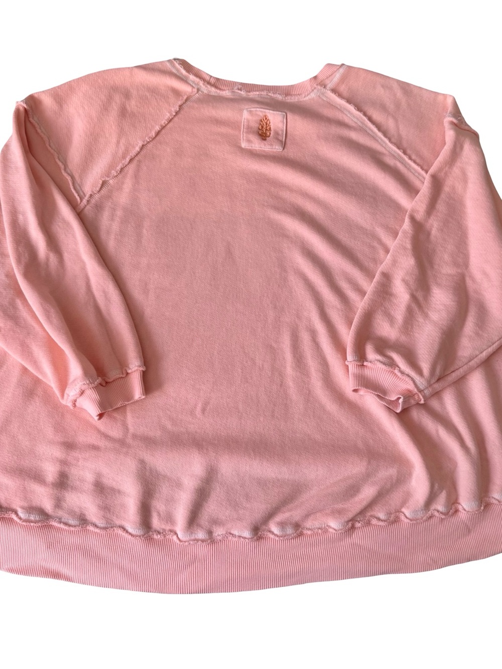 Free People Movement Women’s Pink One To Beat Oversized Pullover Sweatshirt XS - Picture 5 of 6